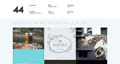 Desktop Screenshot of 44-creative.com